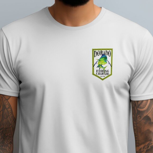 COPY - Dorado Fishing Charters T-shirt Gift for Men Mahi Dolphin Fish - Picture 2 of 2